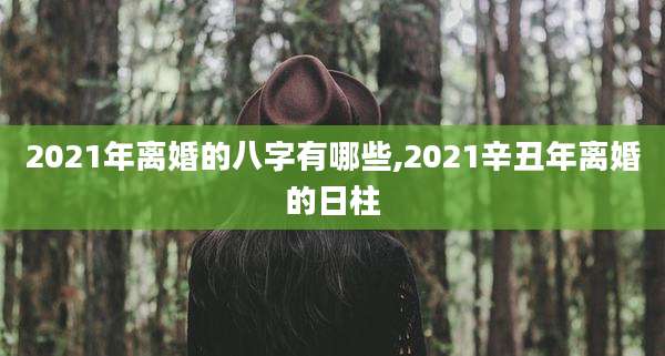 2021年离婚的八字有哪些,2021辛丑年离婚的日柱