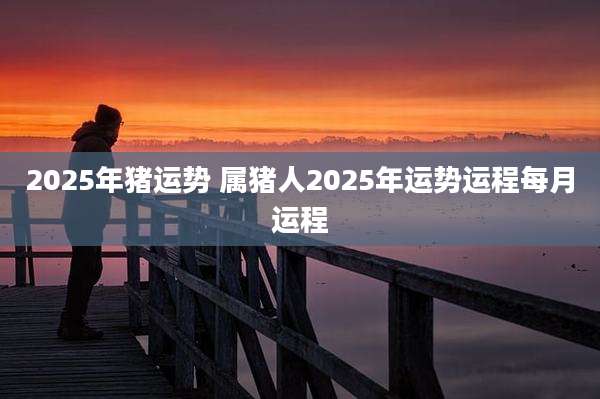 2025年猪运势 属猪人2025年运势运程每月运程
