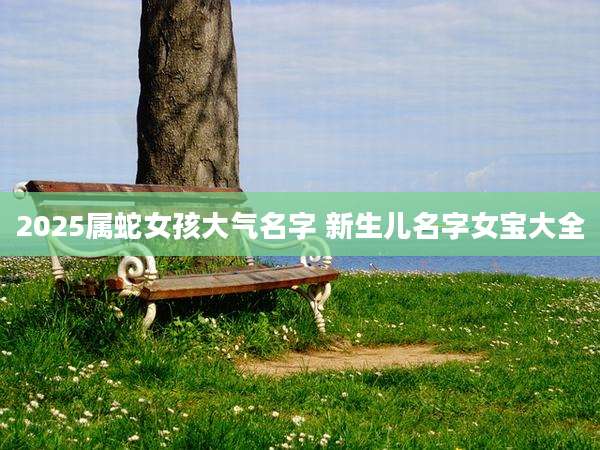 2025属蛇女孩大气名字 新生儿名字女宝大全