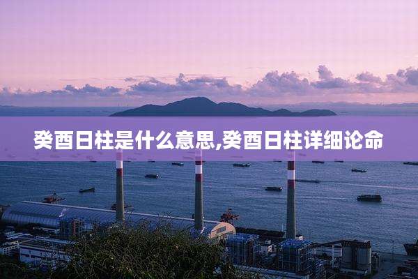 癸酉日柱是什么意思,癸酉日柱详细论命