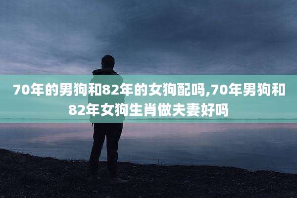 70年的男狗和82年的女狗配吗,70年男狗和82年女狗生肖做夫妻好吗