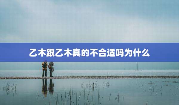 乙木跟乙木真的不合适吗为什么