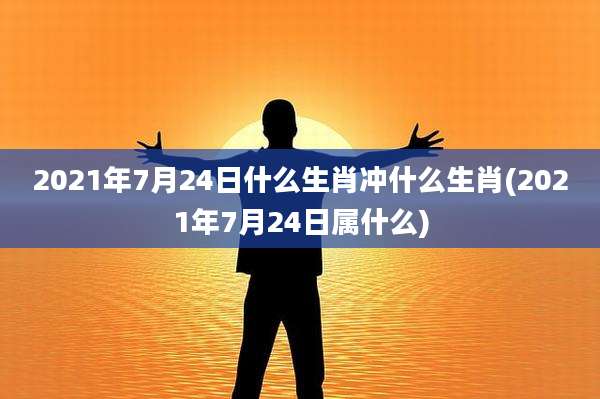 2021年7月24日什么生肖冲什么生肖(2021年7月24日属什么)