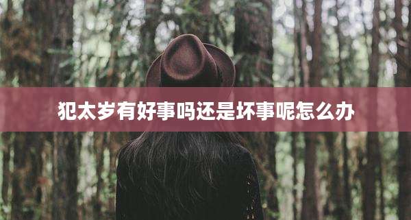 犯太岁有好事吗还是坏事呢怎么办