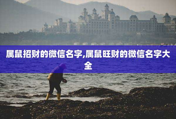 属鼠招财的微信名字,属鼠旺财的微信名字大全