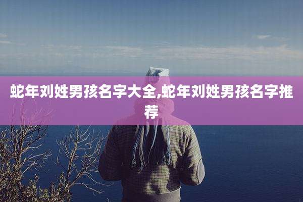 蛇年刘姓男孩名字大全,蛇年刘姓男孩名字推荐