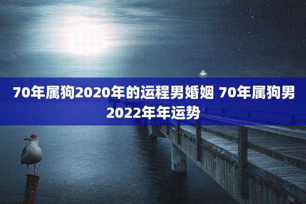 70年属狗2020年的运程男婚姻 70年属狗男2022年年运势