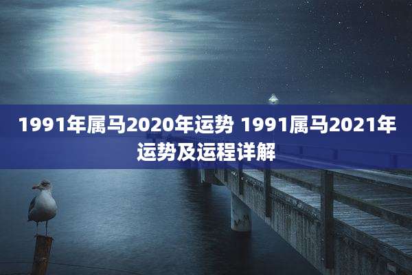 1991年属马2020年运势 1991属马2021年运势及运程详解