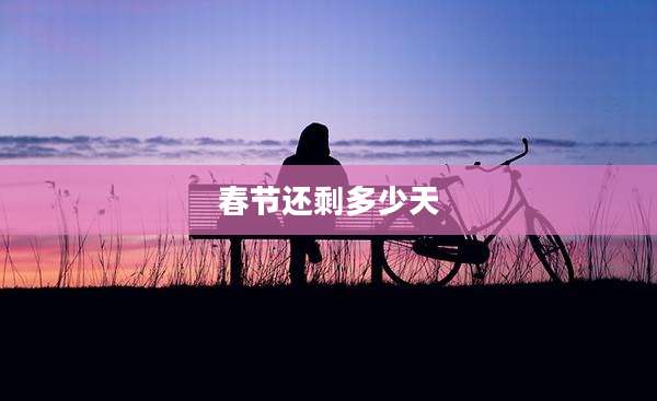 春节还剩多少天