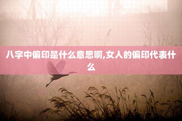 八字中偏印是什么意思啊,女人的偏印代表什么