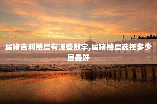 属猪吉利楼层有哪些数字,属猪楼层选择多少层最好