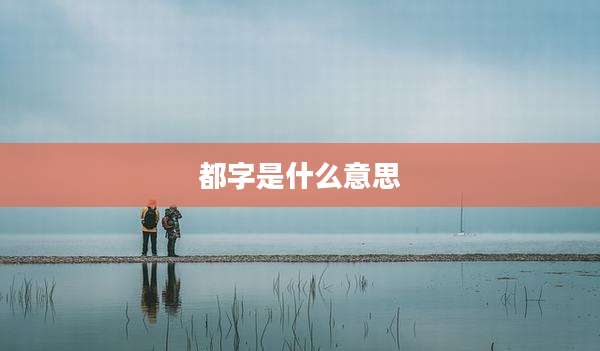 都字是什么意思