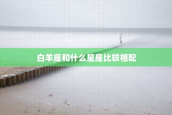 白羊座和什么星座比较相配