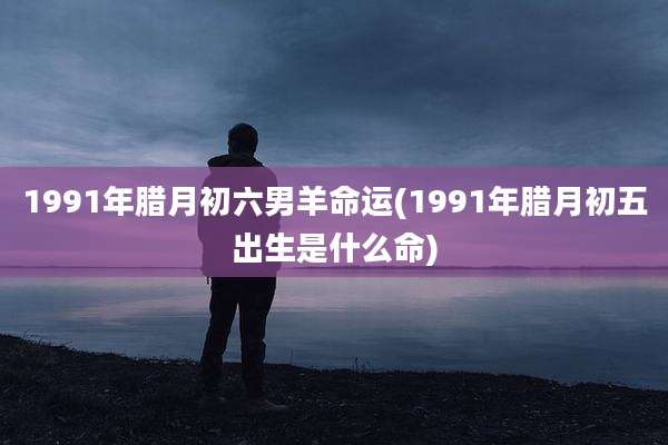 1991年腊月初六男羊命运(1991年腊月初五出生是什么命)