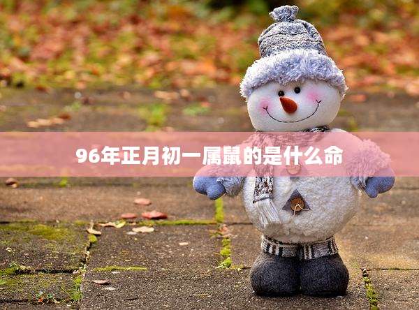 96年正月初一属鼠的是什么命