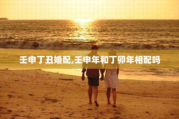 壬申丁丑婚配,壬申年和丁卯年相配吗