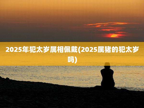 2025年犯太岁属相佩戴(2025属猪的犯太岁吗)