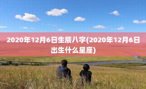2020年12月6日生辰八字(2020年12月6日出生什么星座)