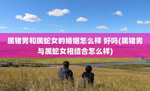 属猪男和属蛇女的婚姻怎么样 好吗(属猪男与属蛇女相结合怎么样)