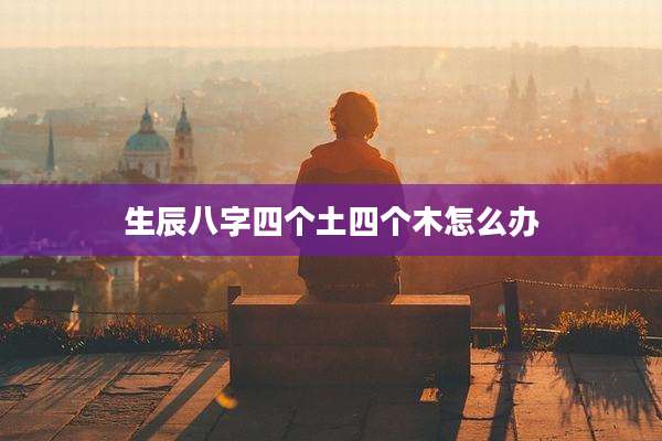 生辰八字四个土四个木怎么办