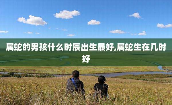 属蛇的男孩什么时辰出生最好,属蛇生在几时好