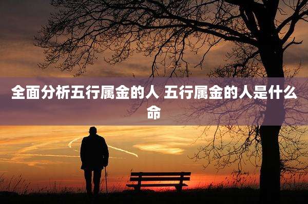 全面分析五行属金的人 五行属金的人是什么命