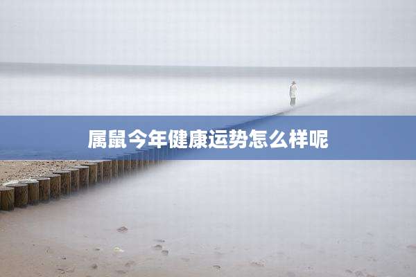 属鼠今年健康运势怎么样呢