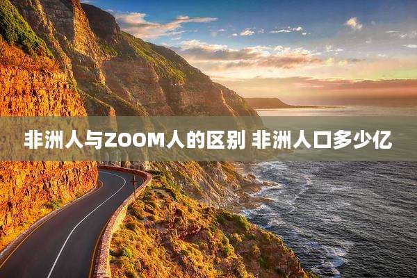 非洲人与ZOOM人的区别 非洲人口多少亿