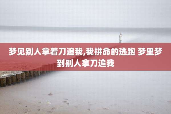 梦见别人拿着刀追我,我拼命的逃跑 梦里梦到别人拿刀追我