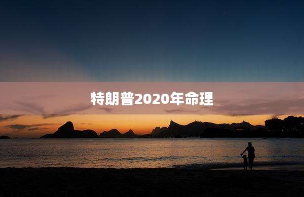 特朗普2020年命理