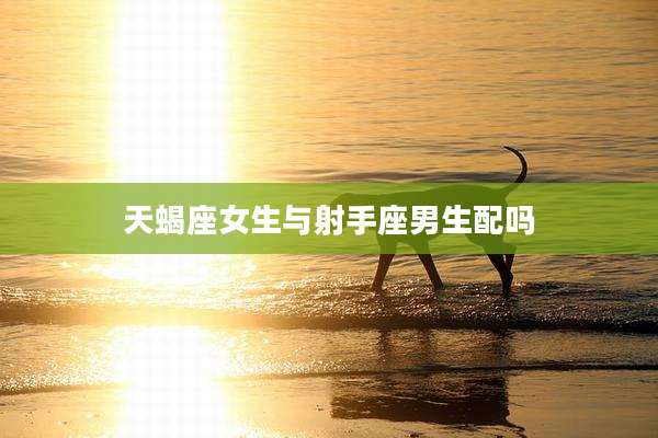 天蝎座女生与射手座男生配吗