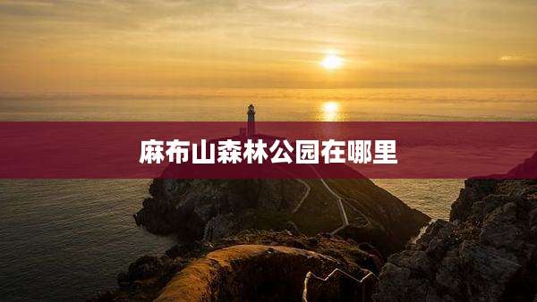 麻布山森林公园在哪里