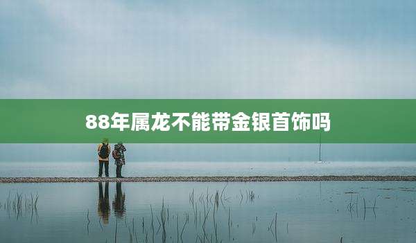88年属龙不能带金银首饰吗