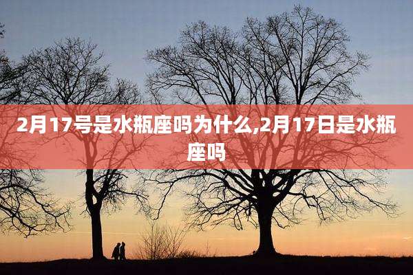 2月17号是水瓶座吗为什么,2月17日是水瓶座吗