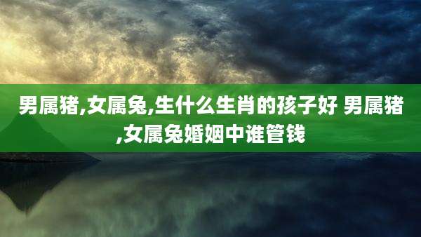 男属猪,女属兔,生什么生肖的孩子好 男属猪,女属兔婚姻中谁管钱