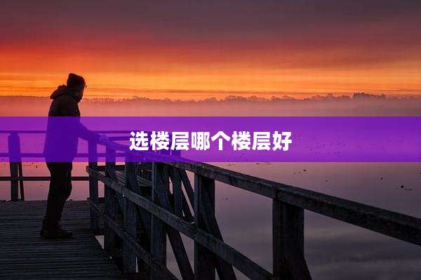 选楼层哪个楼层好