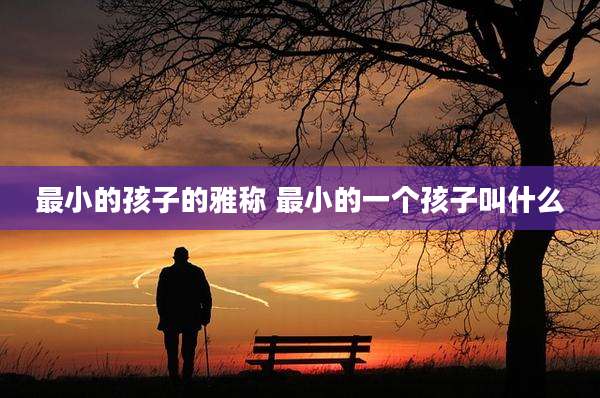 最小的孩子的雅称 最小的一个孩子叫什么