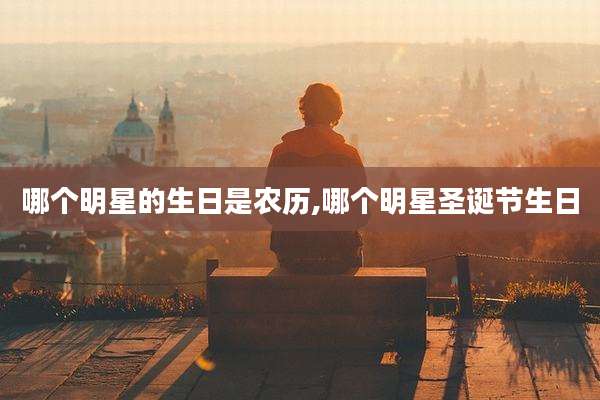 哪个明星的生日是农历,哪个明星圣诞节生日