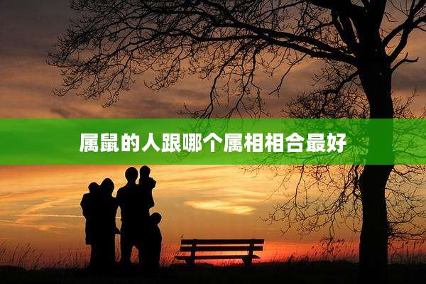 属鼠的人跟哪个属相相合最好