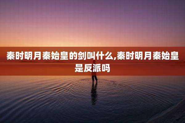 秦时明月秦始皇的剑叫什么,秦时明月秦始皇是反派吗