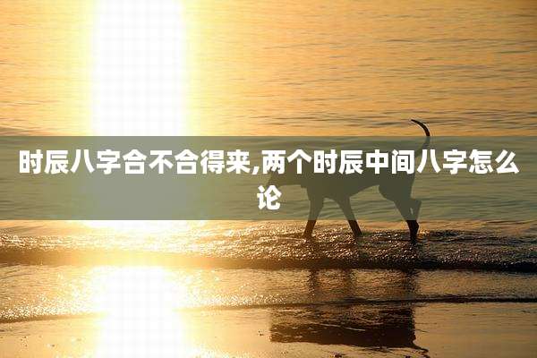 时辰八字合不合得来,两个时辰中间八字怎么论