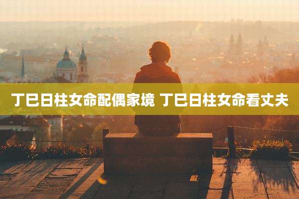 丁巳日柱女命配偶家境 丁巳日柱女命看丈夫