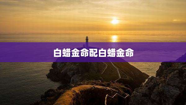 白蜡金命配白蜡金命