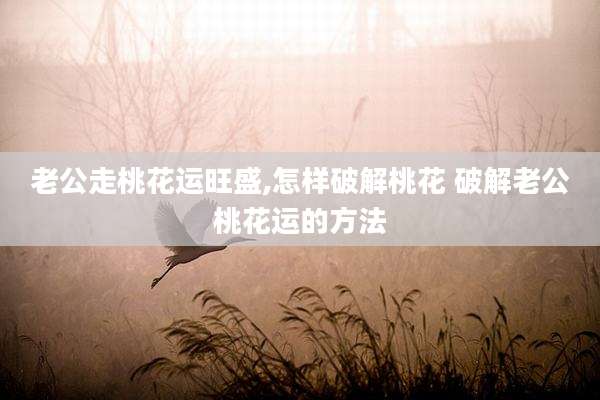 老公走桃花运旺盛,怎样破解桃花 破解老公桃花运的方法