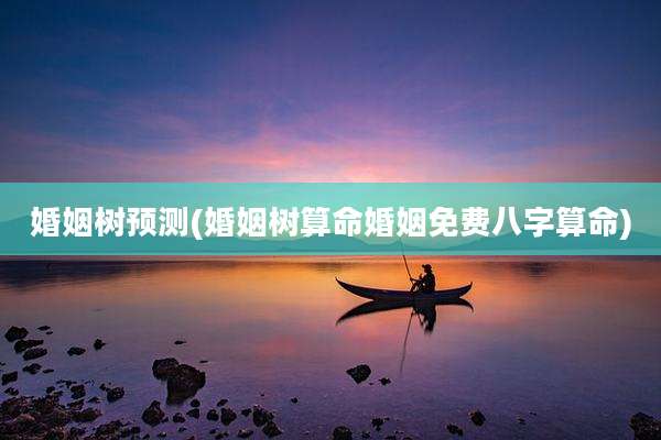 婚姻树预测(婚姻树算命婚姻免费八字算命)