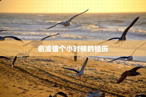 俞凌雄个小时候的经历