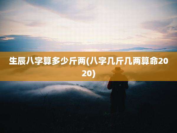 生辰八字算多少斤两(八字几斤几两算命2020)