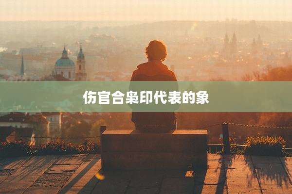 伤官合枭印代表的象