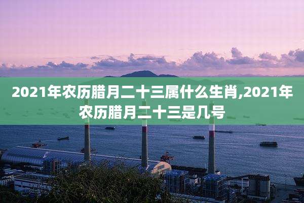 2021年农历腊月二十三属什么生肖,2021年农历腊月二十三是几号