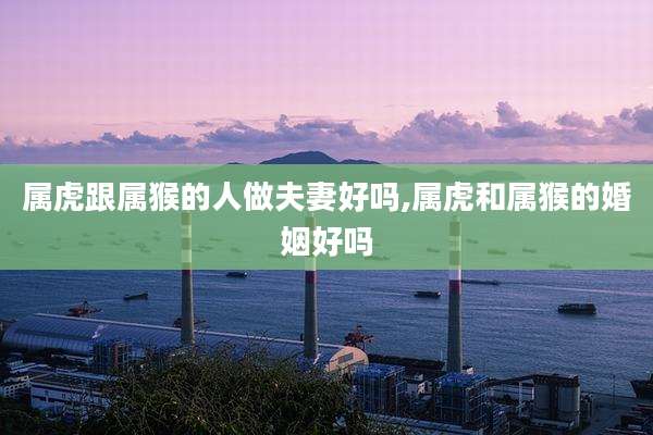 属虎跟属猴的人做夫妻好吗,属虎和属猴的婚姻好吗